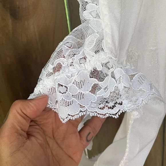 Vintage VICTORIA'S SECRET Gold Label Second Skin Teddy Lace Front 32B Nwot - Picture 3 of 10